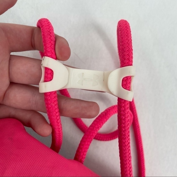 UNDER ARMOUR Womens Undeniable Sackpack Drawstring Backpack “Hate my Game” - Picture 7 of 10